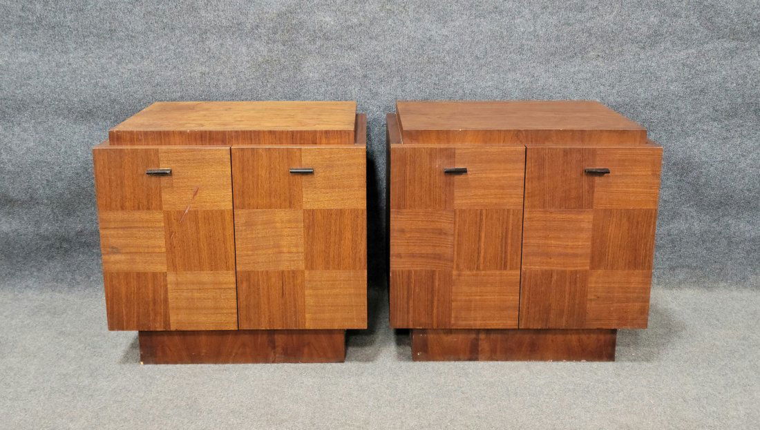 Pair Of Brutalist Nightstands (1 of 6)