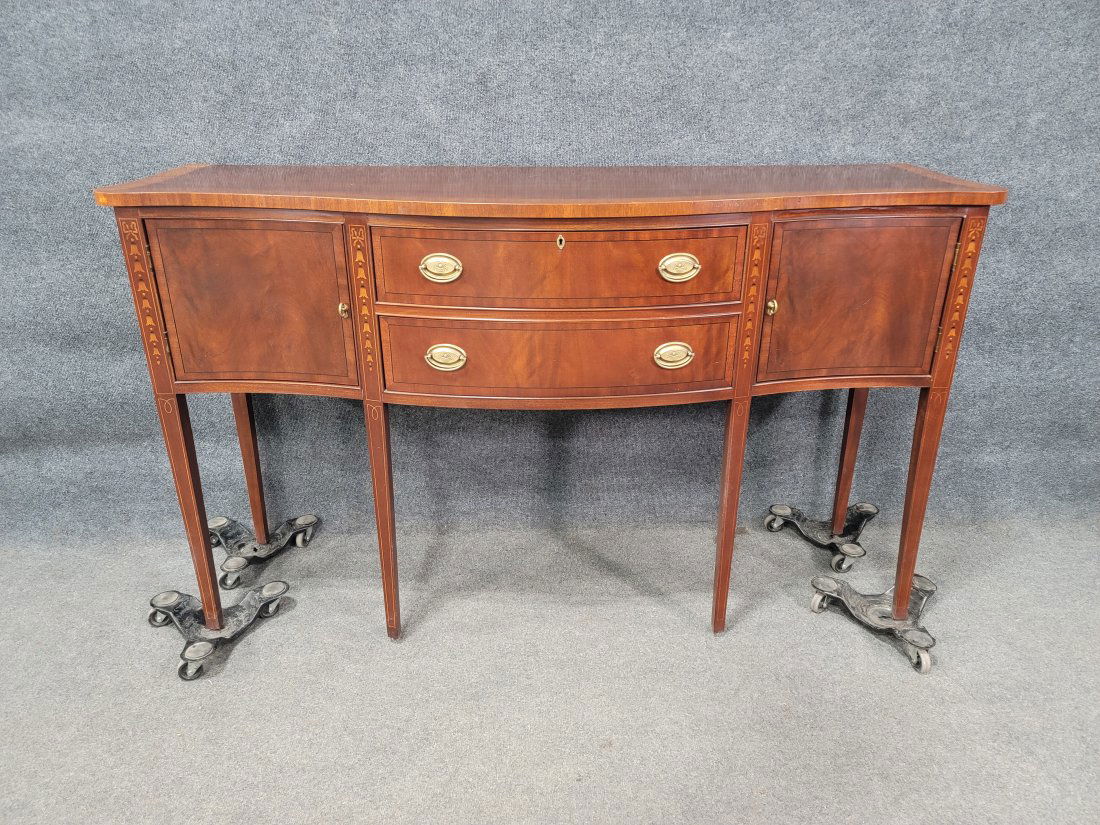 Ethan Allen Banded Sideboard (1 of 7)