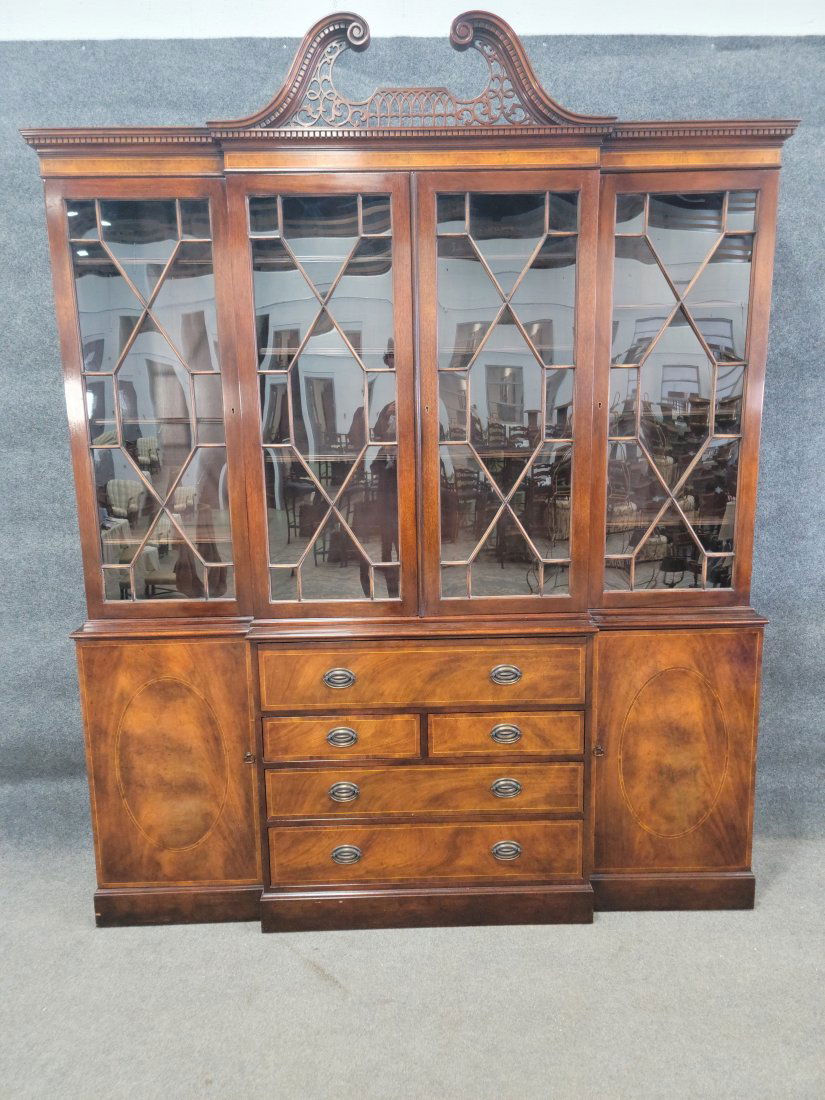 Baker 2 Piece Breakfront (1 of 2)