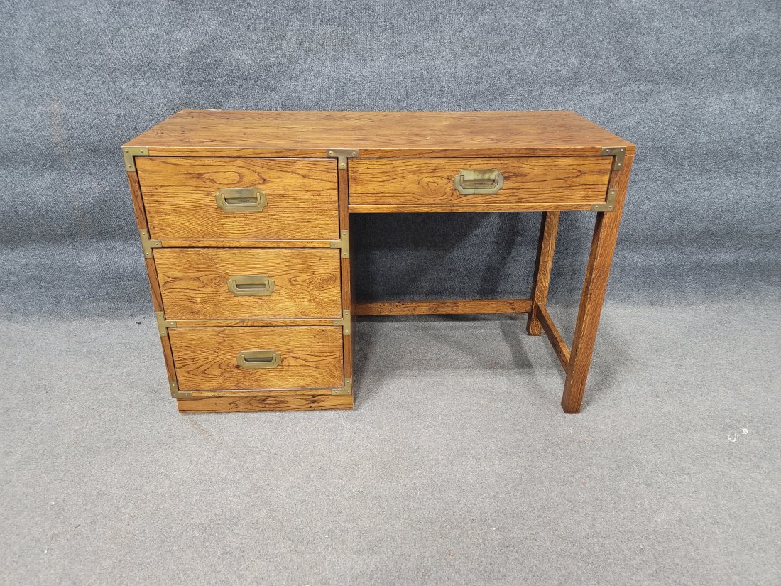 Campaign Desk By Bernhardt: 29h, 44w 18d, 23 inch high in sitting area