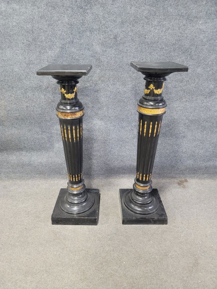 19th Century Bronze Mounted Pedestals (1 of 4)