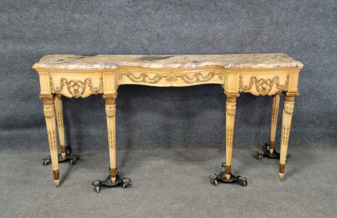 French Marble Top Sideboard (1 of 6)