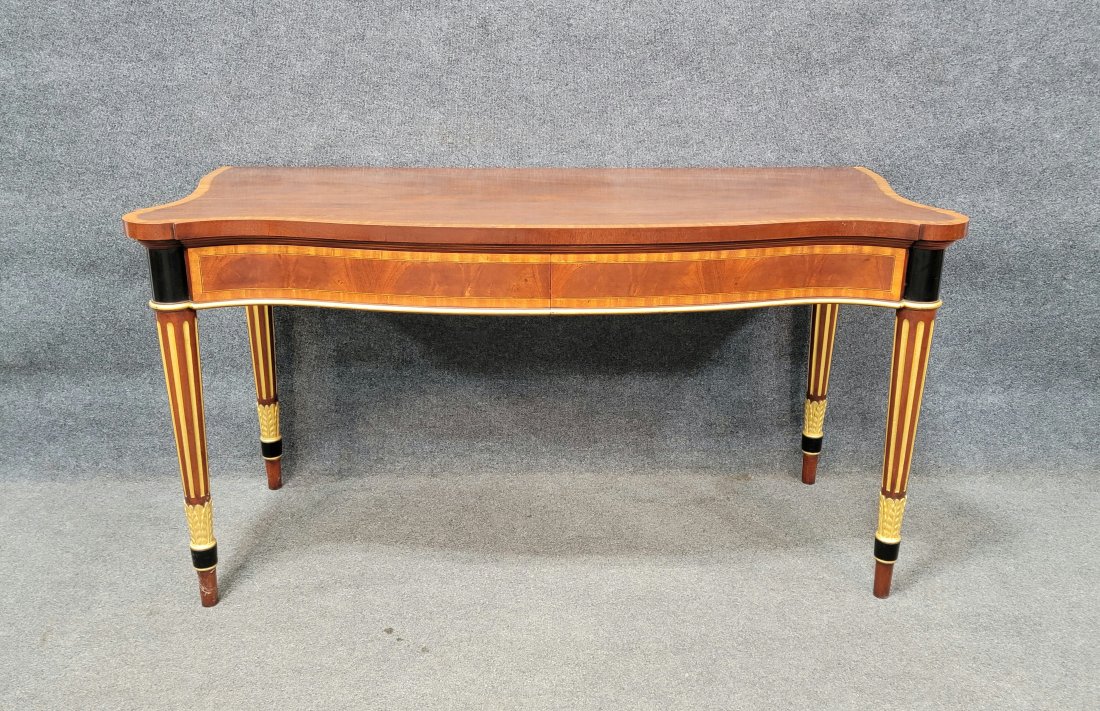 Arther Brett Banded Console: 33"H, 62.50"W, 26.75"D