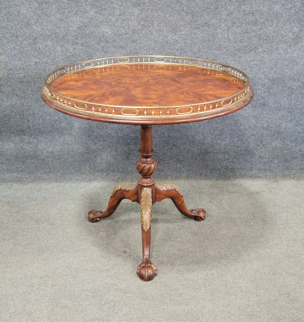 Theodore Alexander Tilt Top Table: 29.50"H, 23"Diameter