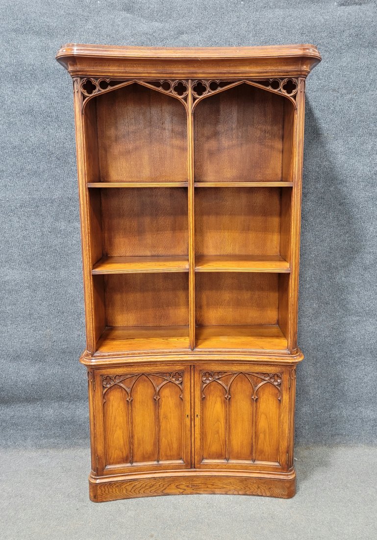 Arthur Brett Gothic Cabinet: 84"H, 45.25"W, 19"D