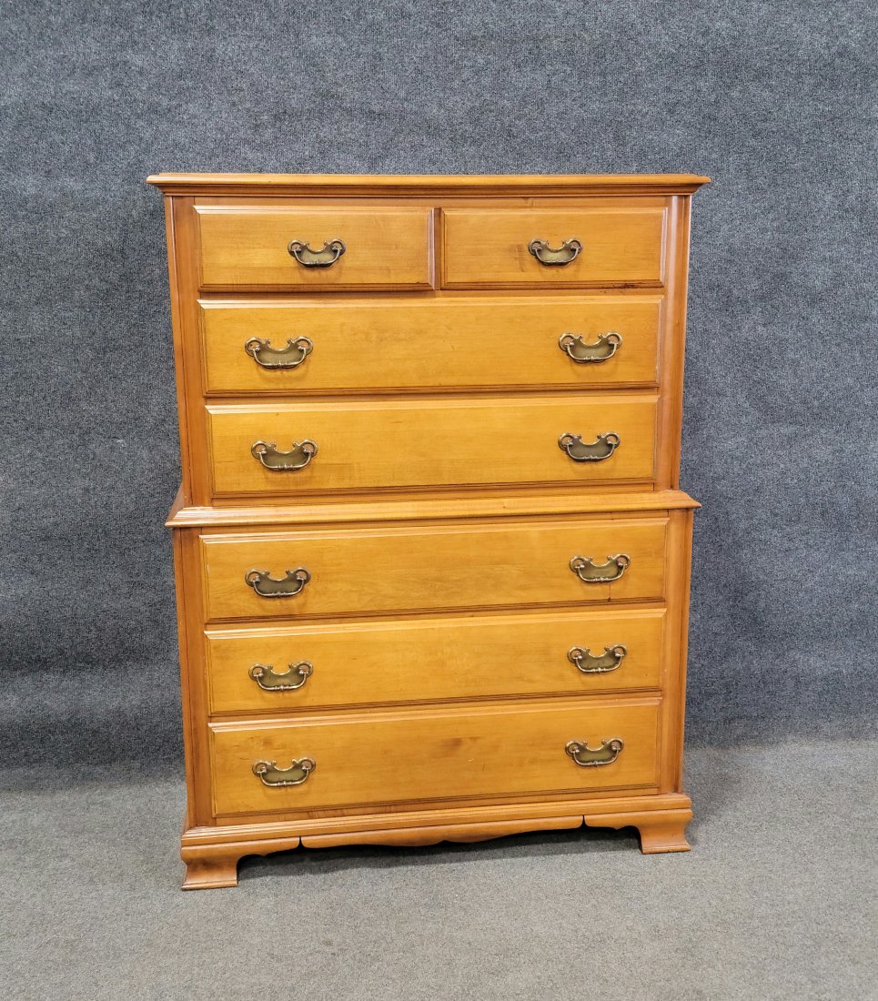 Very Clean Maple Tall Chest: 52.50"H, 40"W, 19"D
