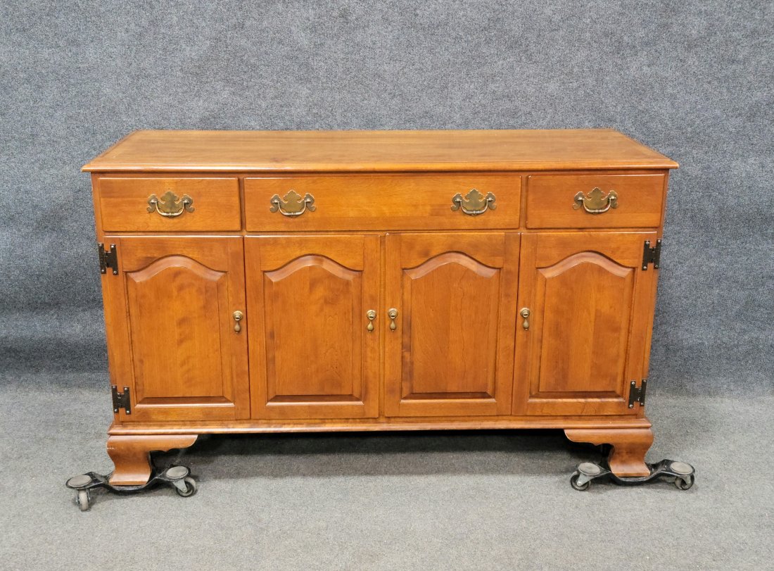 Ethan Allen Sideboard: 32.75"H, 55"W, 18.75"D