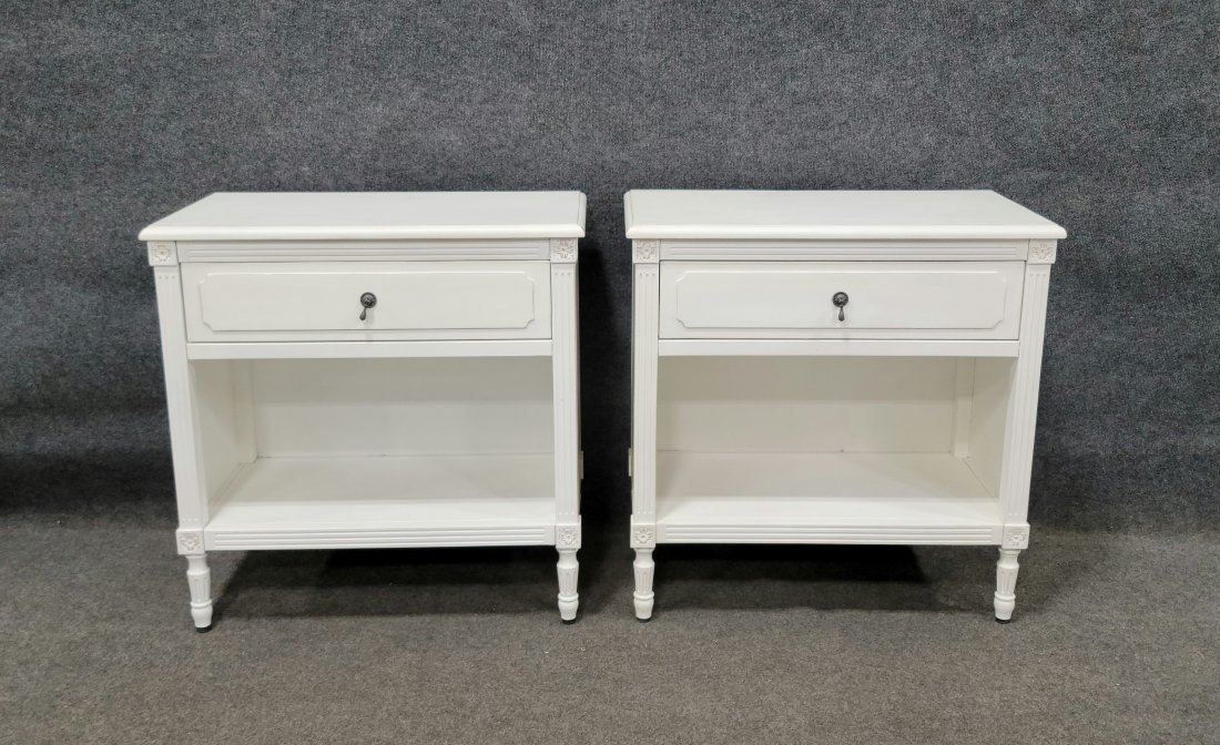 Restoration Hardware Pair Of Nightstands: 30"H, 30"W, 15.75"D