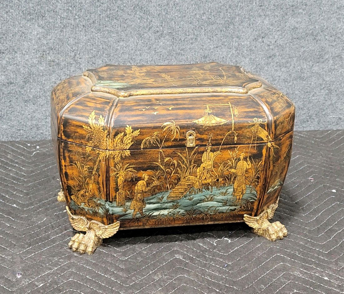 Cigar Box Attributed To Theodore Alexander: 9"H, 13.50"W, 10"D