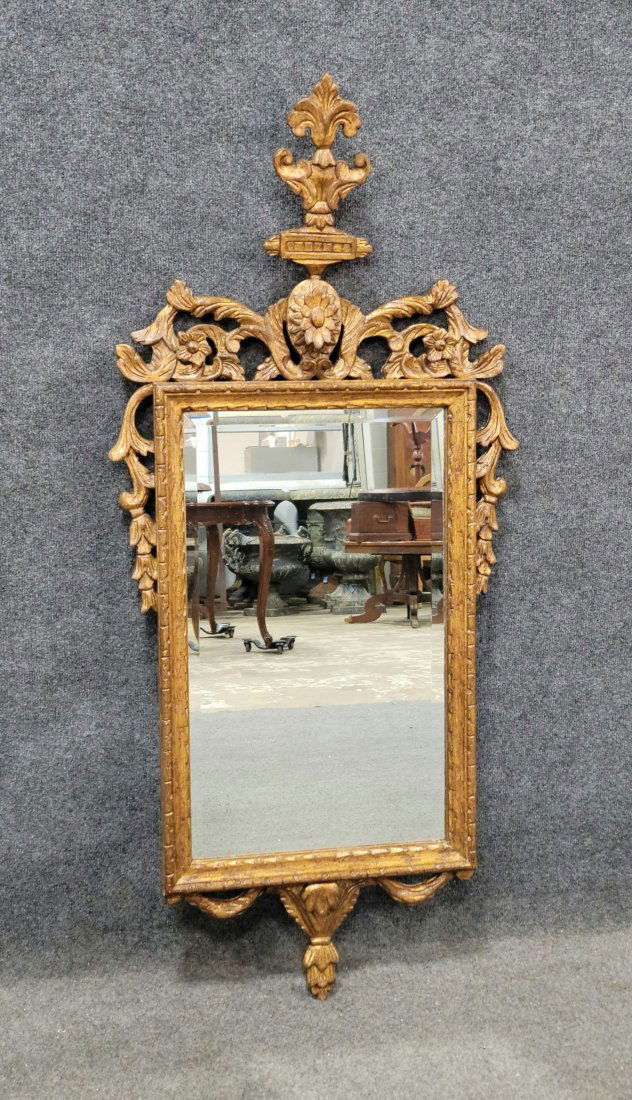 La Barge Gilt Mirror: 50.50"H, 23"W