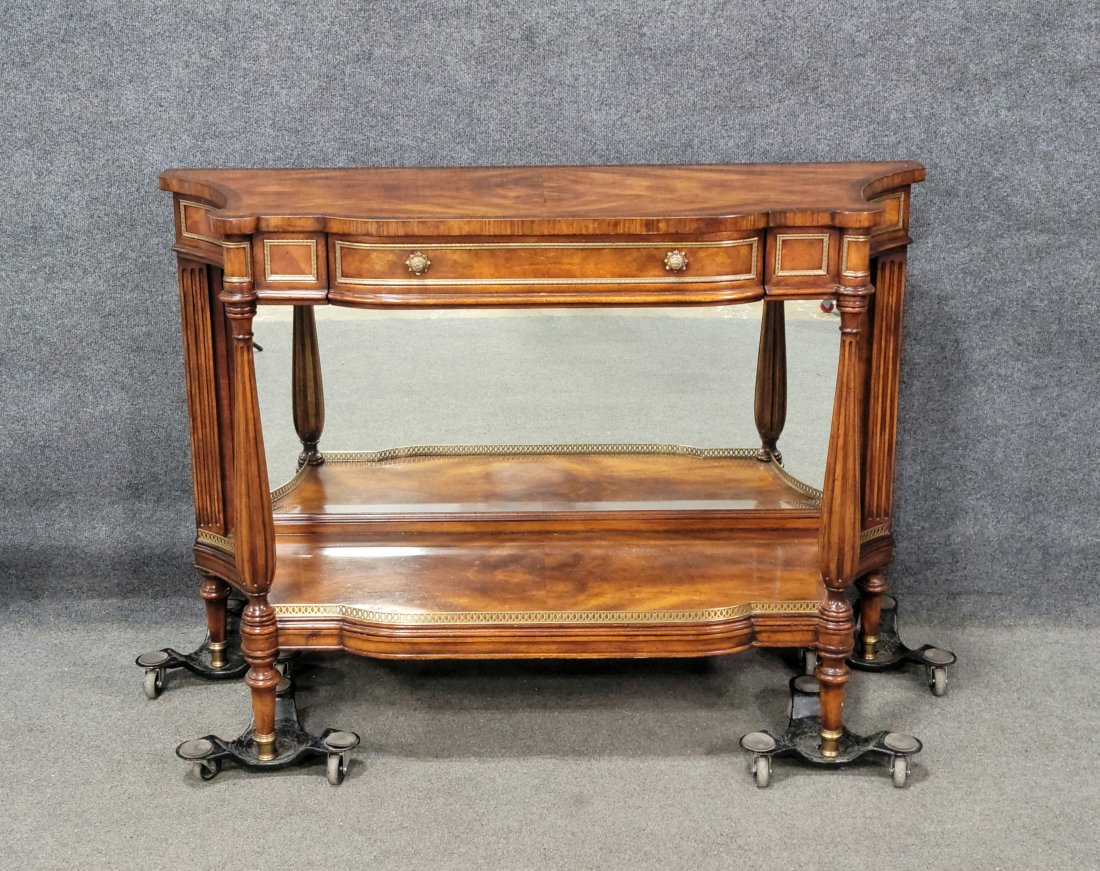 Maitland Smith Pier Table: 37"H, 52.25"W, 18"D