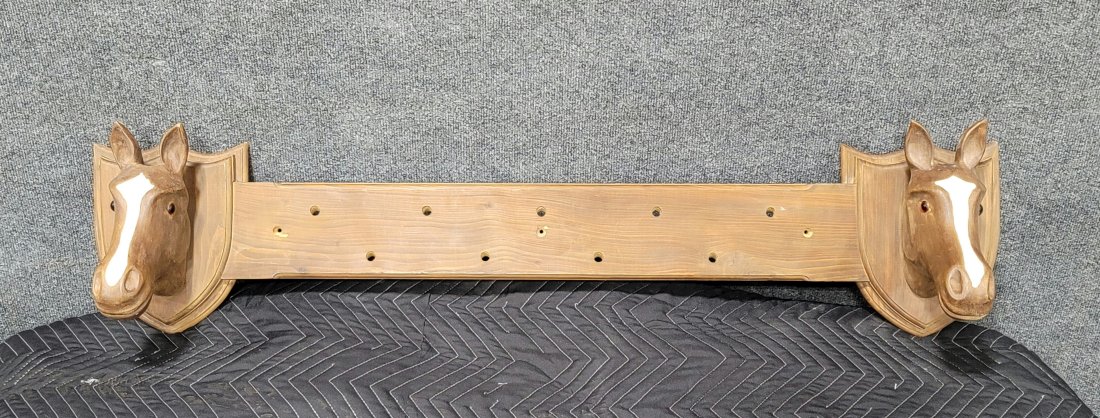 Hanging Horse Shelf: 12"H, 47.75"W, 8.50"D