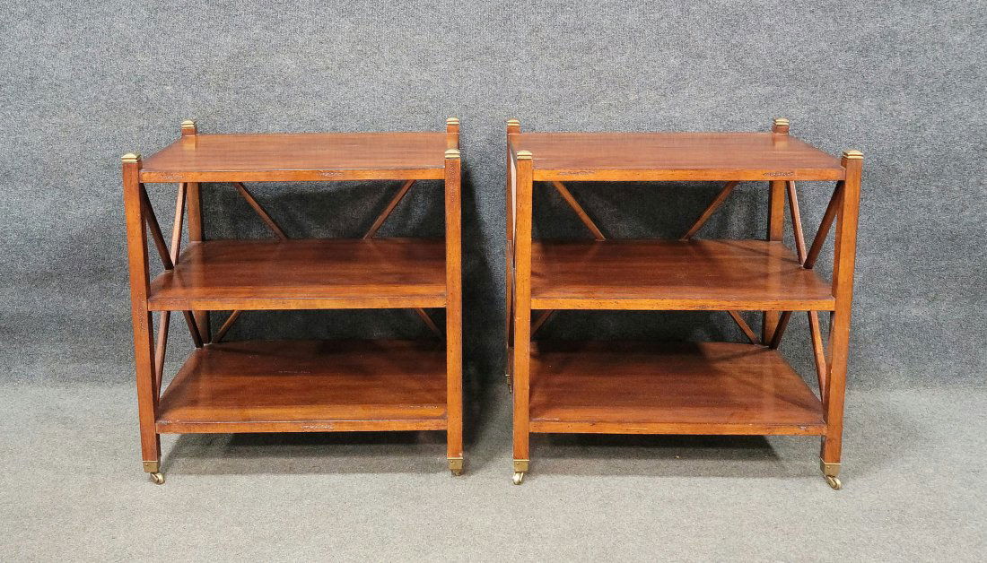 Pair Of Sherrill Regency End Tables (1 of 6)