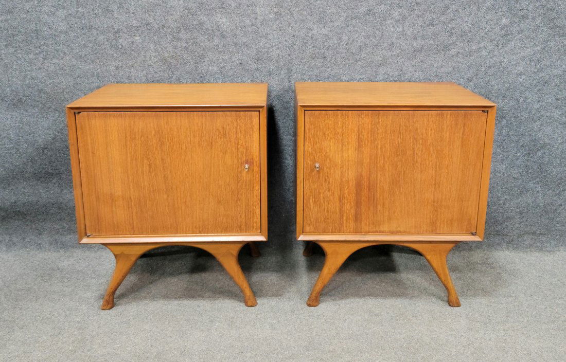 Pair Of Mid Century Nightstands (1 of 5)