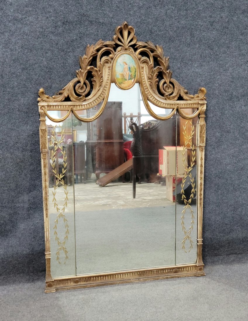 Venetian Style Antique Mirror: 59"H, 38.50"W