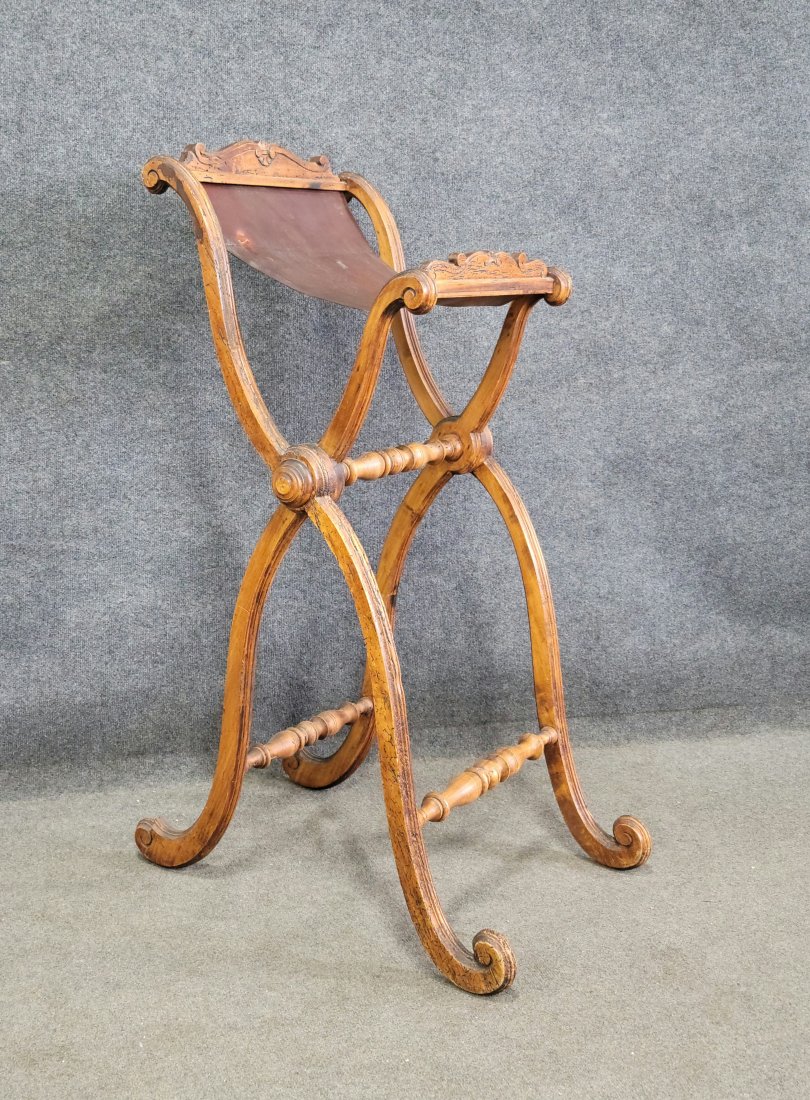 French Magazine Stand: 46.50"H, 20.50"W, 28.50"D