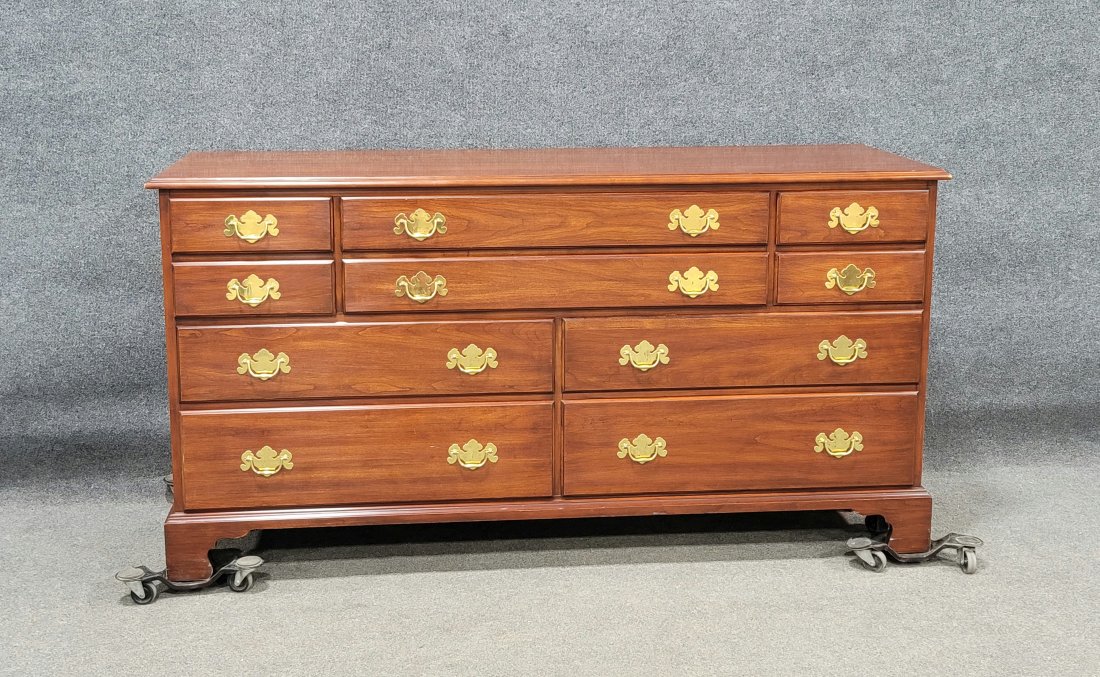Henkel Harris Dresser: 34"H, 66"W, 20.50"D