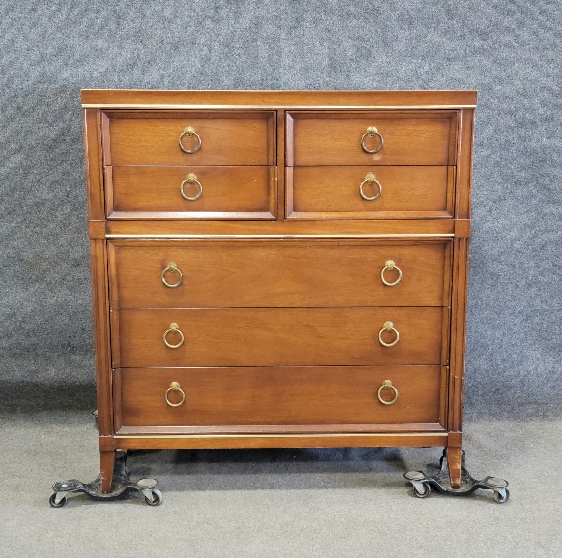 Drexel Modern Tall Chest: 46"H, 42"W, 21"D