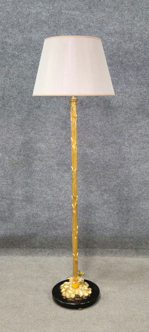 Italian Bronze And Marble Floor Lamp (1 of 3)