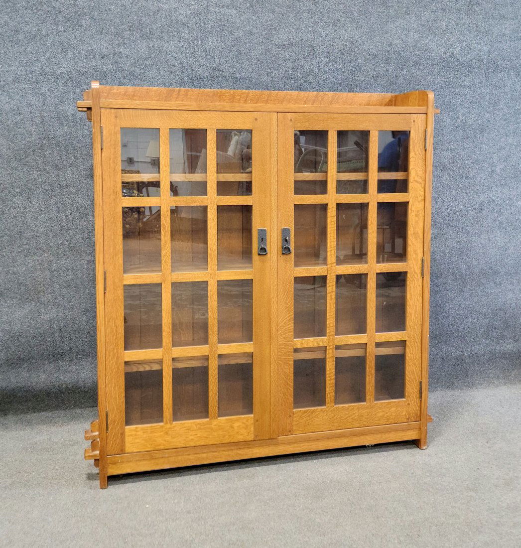 Stickley Bookcase (SIGNED) (1 of 8)