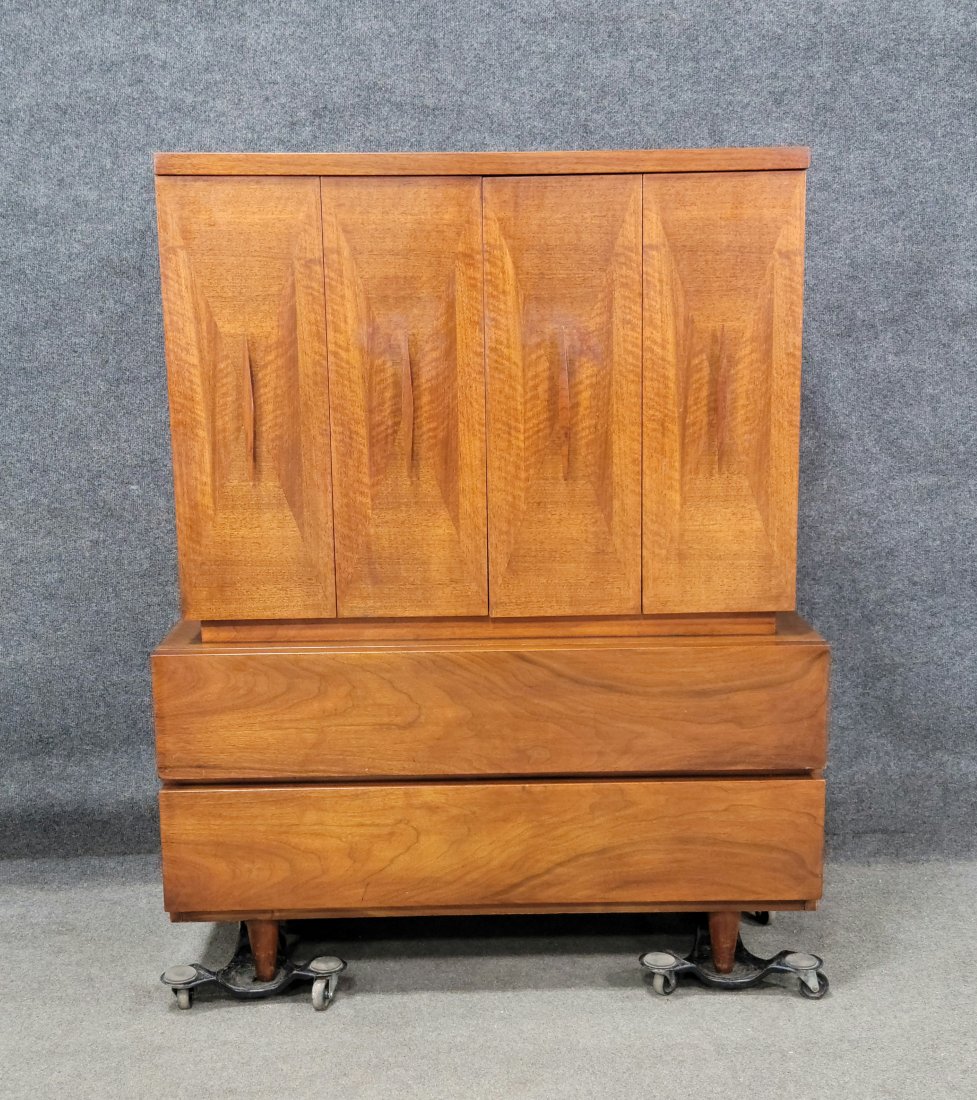 American Of Martinsville Mid Century High Chest (1 of 6)