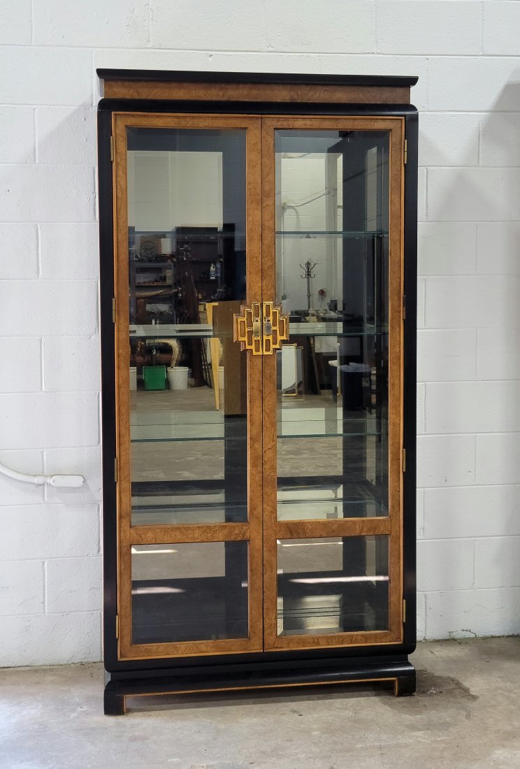 Century Curio Cabinet: 82"H, 41.50"W, 16"D
