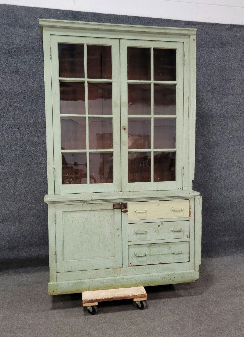 Painted Dutch Style Cabinet (1 of 6)