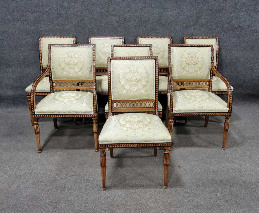 8 Custom Regency Dining Chairs (1 of 5)
