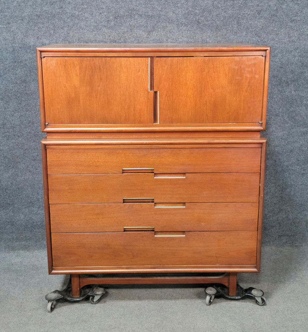 Mid Century Cavalier Tall Chest (1 of 6)