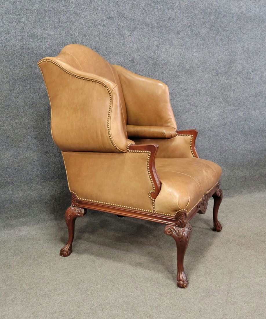 Baker Oversized Leather Chair (1 of 6)