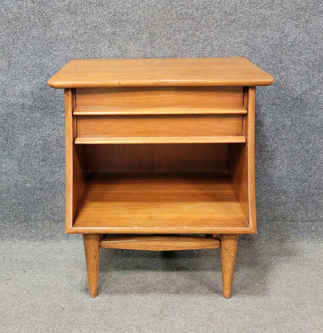 Kent Coffey Mid Century Nightstand: 24.25"H, 23"W, 14.50"D