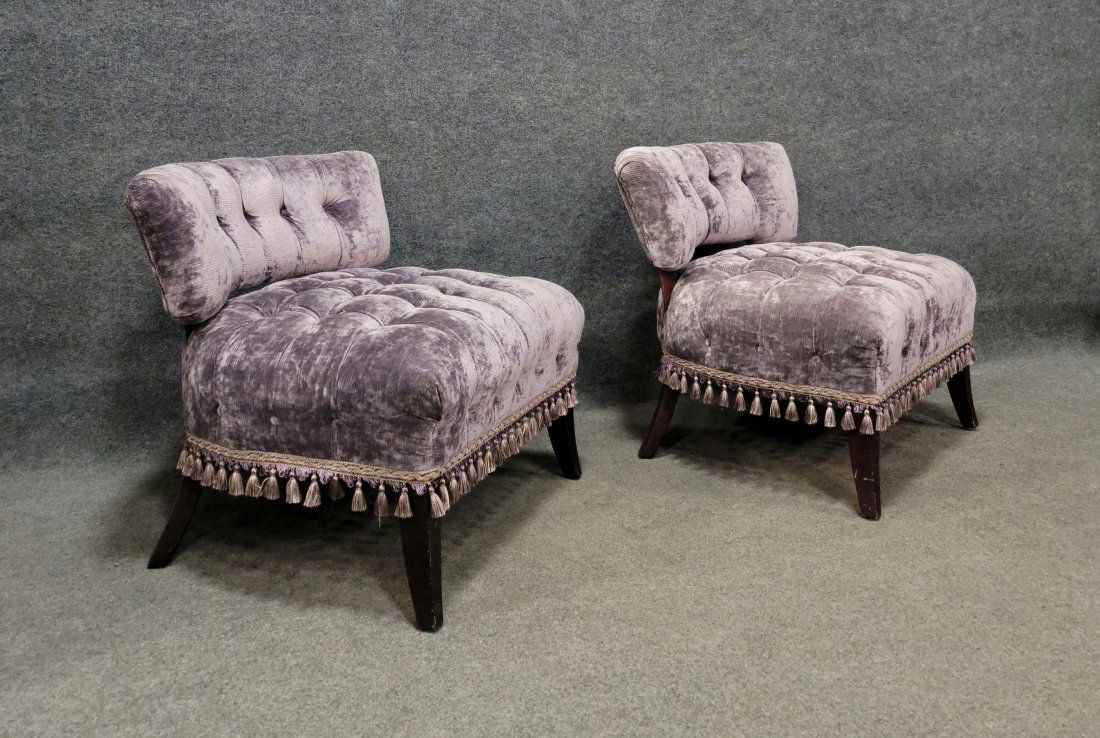 Pair Of Regency Style Fireside Chairs (1 of 6)