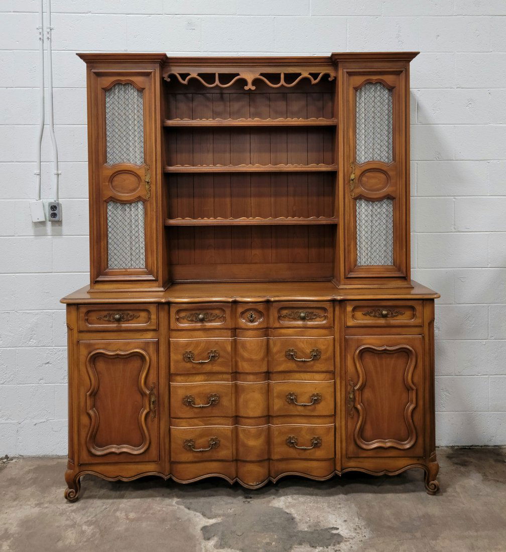 John Widdicomb Two Piece Hutch (1 of 5)