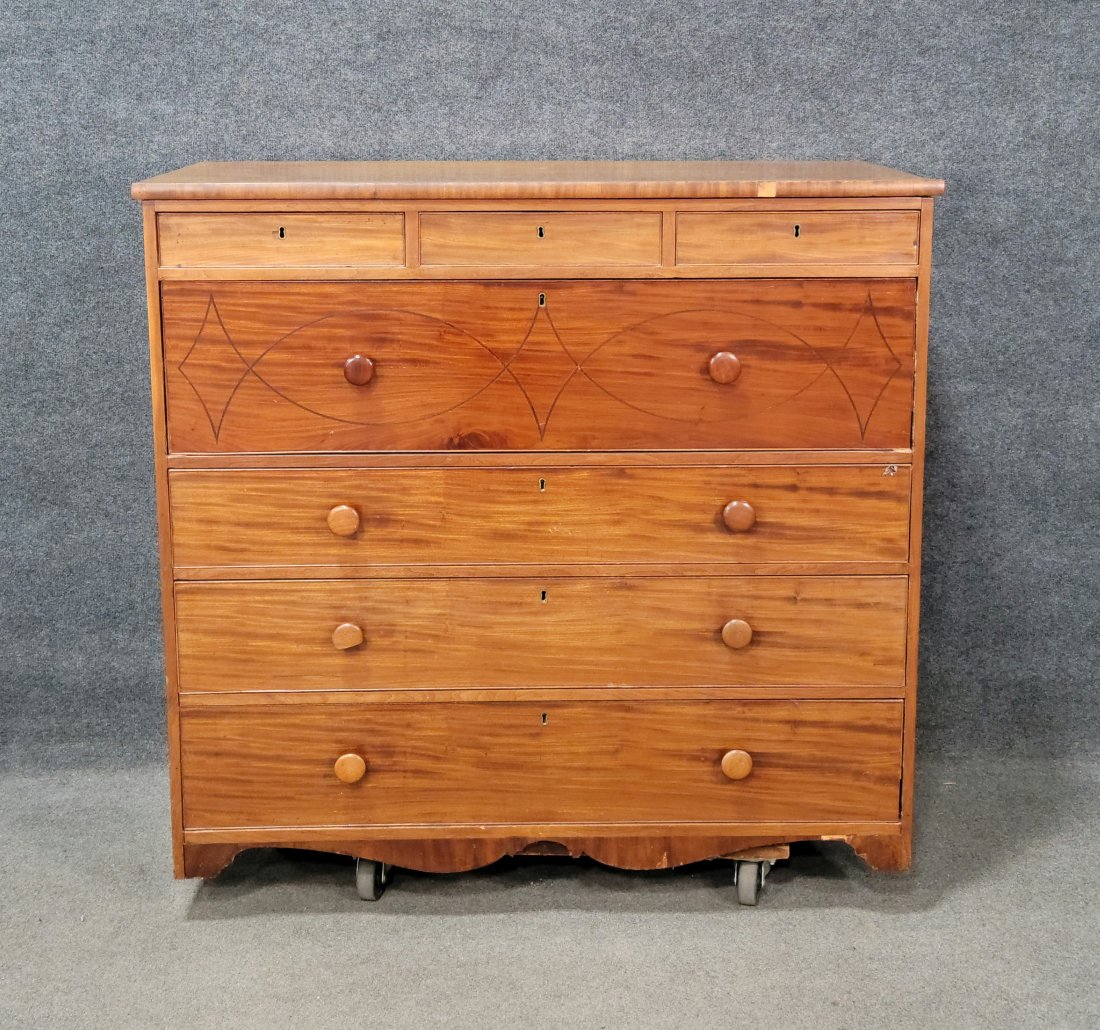 Early 19th Century Antique Butlers Chest: 45"H, 49"W, 23"D
