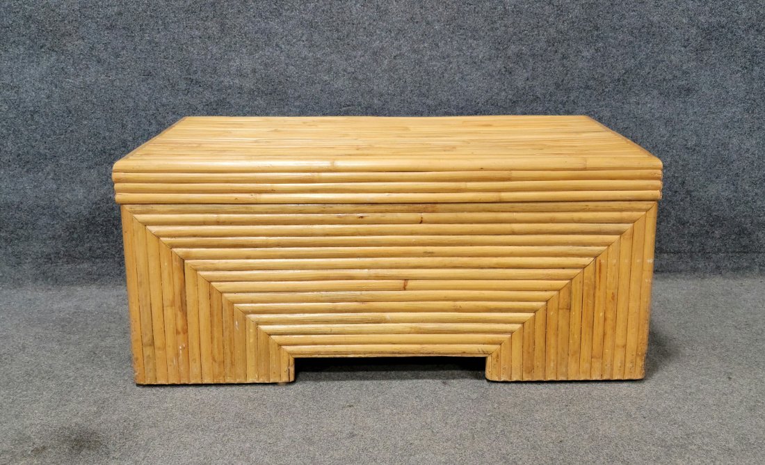 Bamboo Cedar Chest: 17"H, 36"W, 20"D
