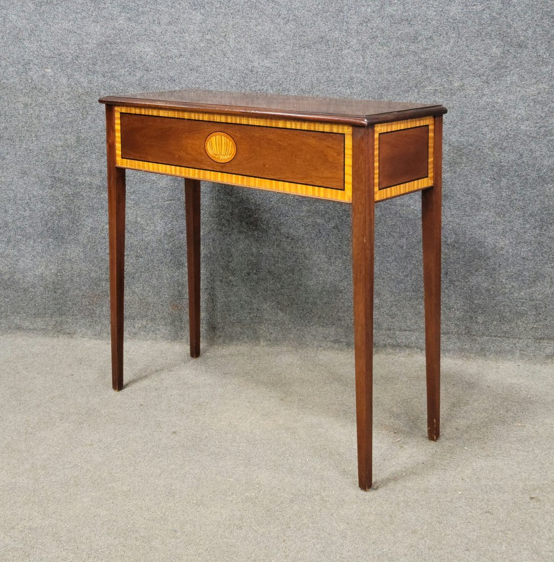 Inlaid Console Table: 30"H, 32"W, 12"D