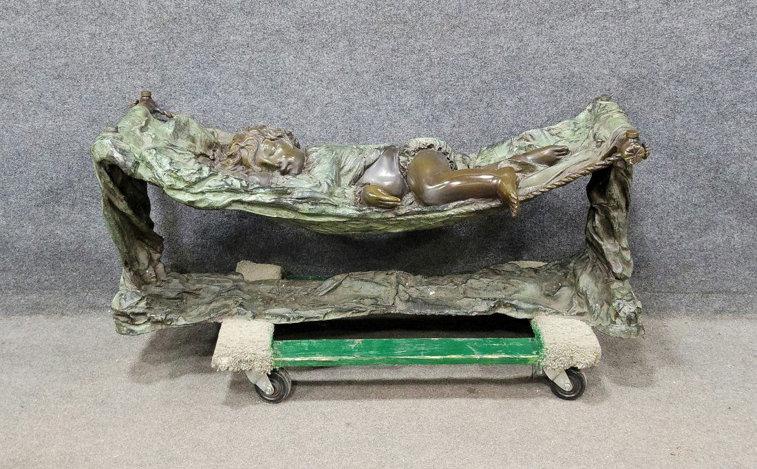 Bronze Table Signed Auguste Moreau (1 of 6)