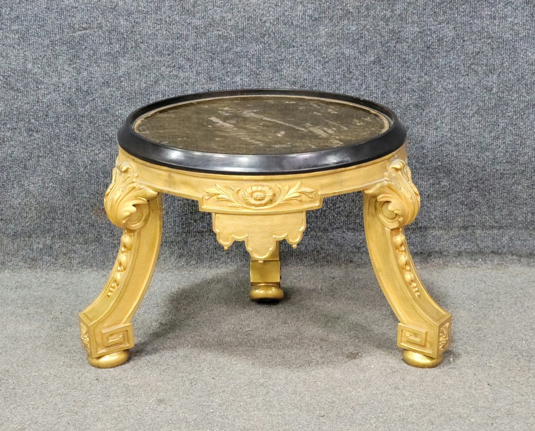 Small Bronze Table: 13"H, 21"W, 16"D