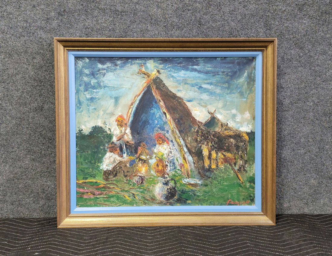 Signed Impressionist Painting (1 of 4)