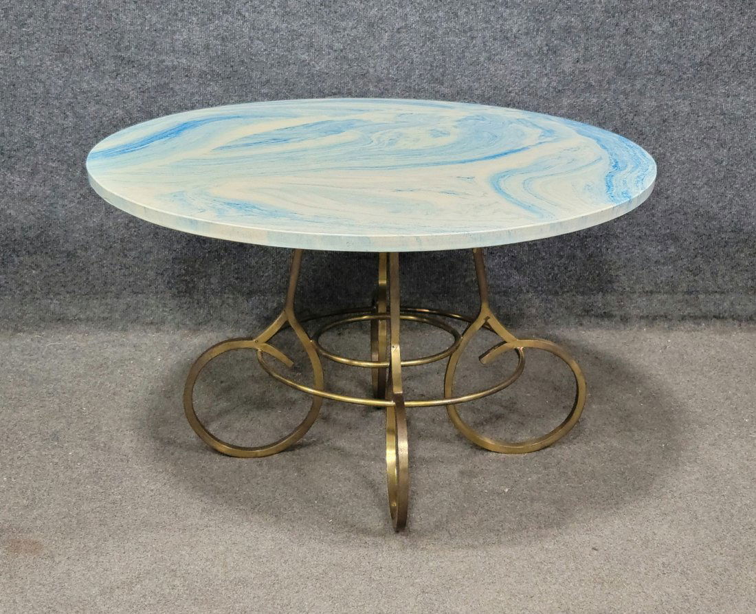 Designer Bronze mounted Base Coffee Table (1 of 4)