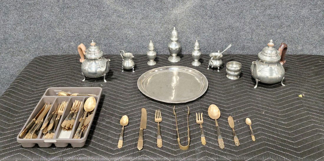 Flatware Set And 9 Piece Tea Set (1 of 6)