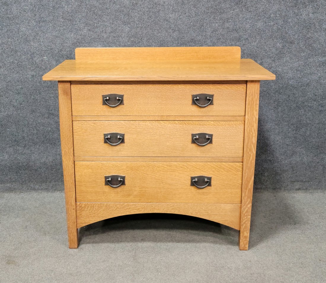 Stickley Bachelors Chest: 34.50"H, 37.75"W, 20"D