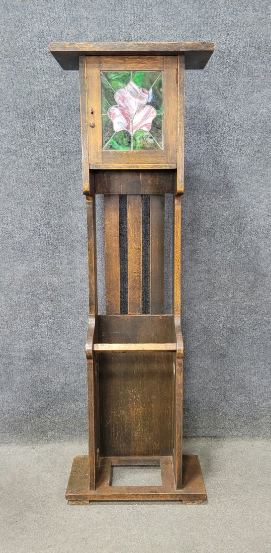 Arts And Crafts Umbrella Stand: 71.50"H, 23.50"W, 12.75"D