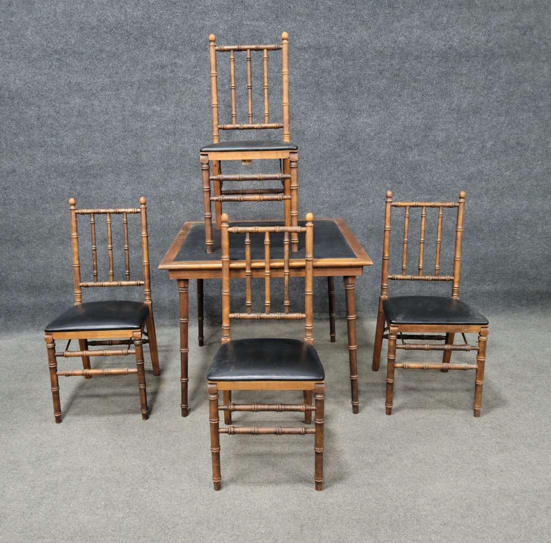 5 Piece Faux Bamboo Kitchen Set (1 of 7)