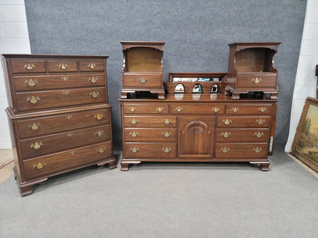 6 Piece Cherry Bedroom Set (1 of 1)