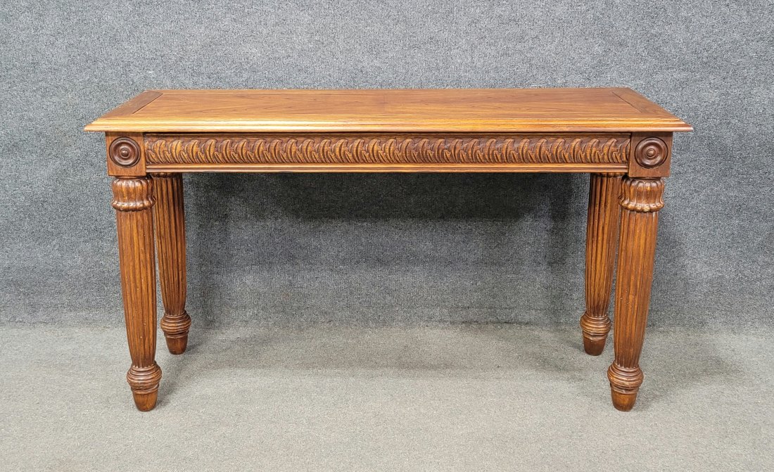 Console Table: 30.50"H, 54"W, 18"D