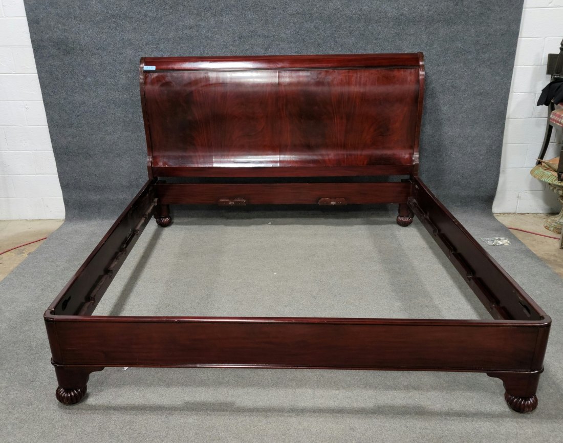 King Size Century Style Bed: Slats included