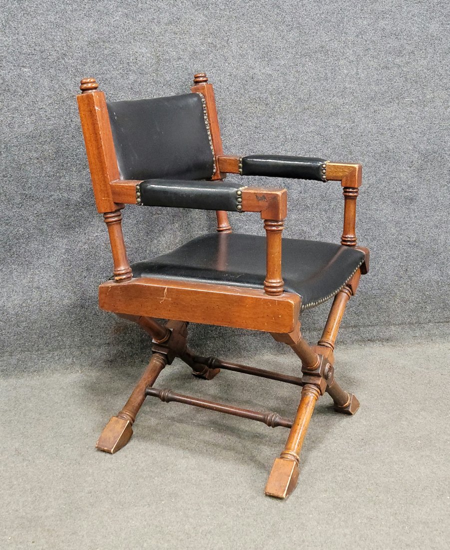 Directors Chair: 22"H, 23"W, 22"D