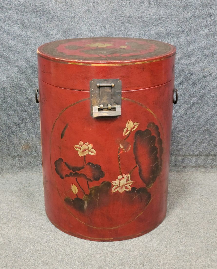 Antique Painted Basket (1 of 5)