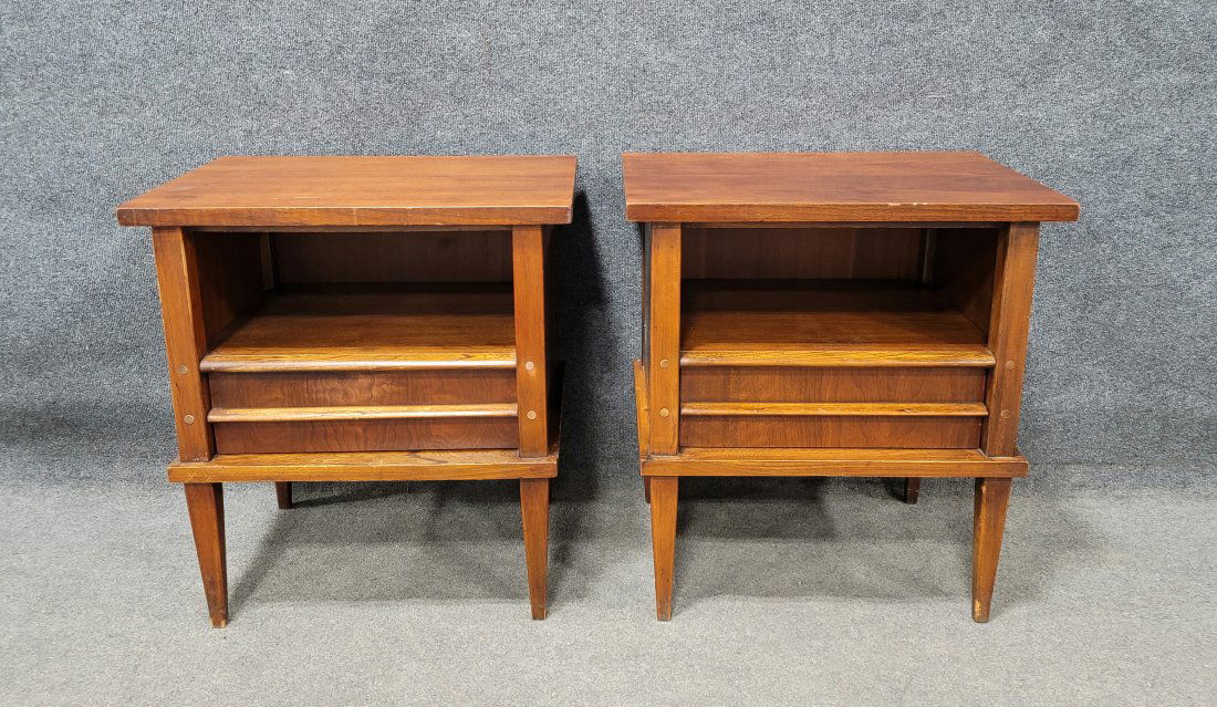 Pair Of Kent Coffey Mid Century Nightstands (1 of 7)